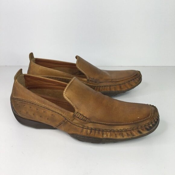 Timberland Leather slip on Loafers 11.5 2678 - Picture 1 of 11